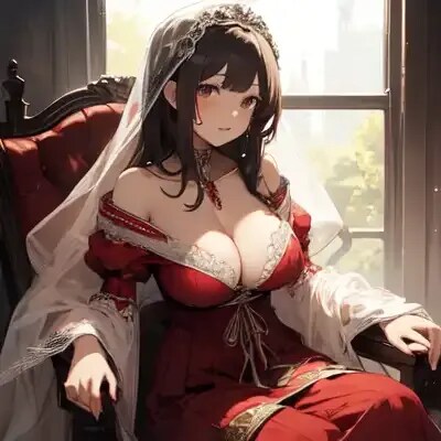 赤のウエディング