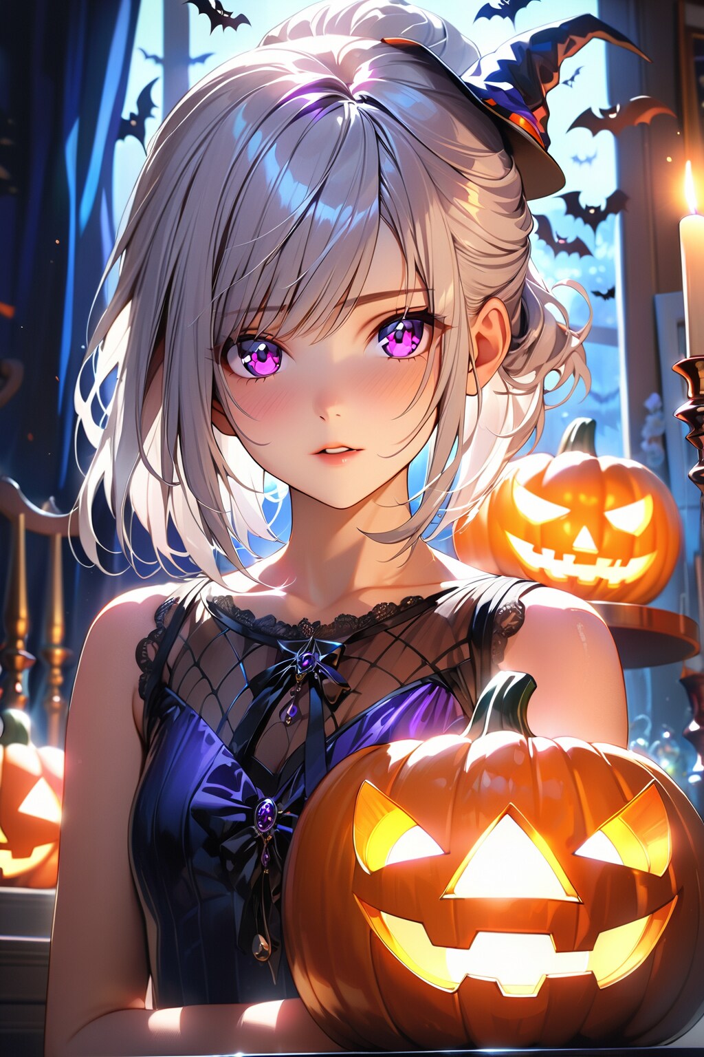(685HQ)銀髪ちゃんハロウィン
