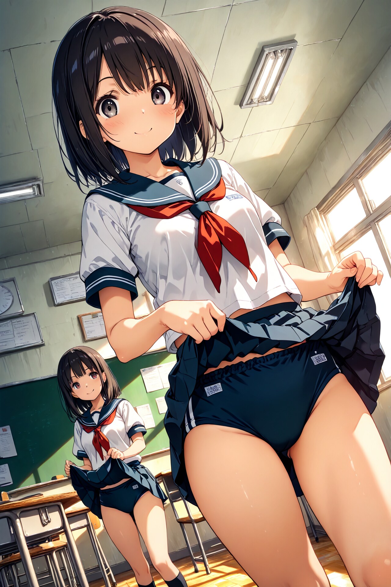 ブルマ穿いてるから平気だもん(12)