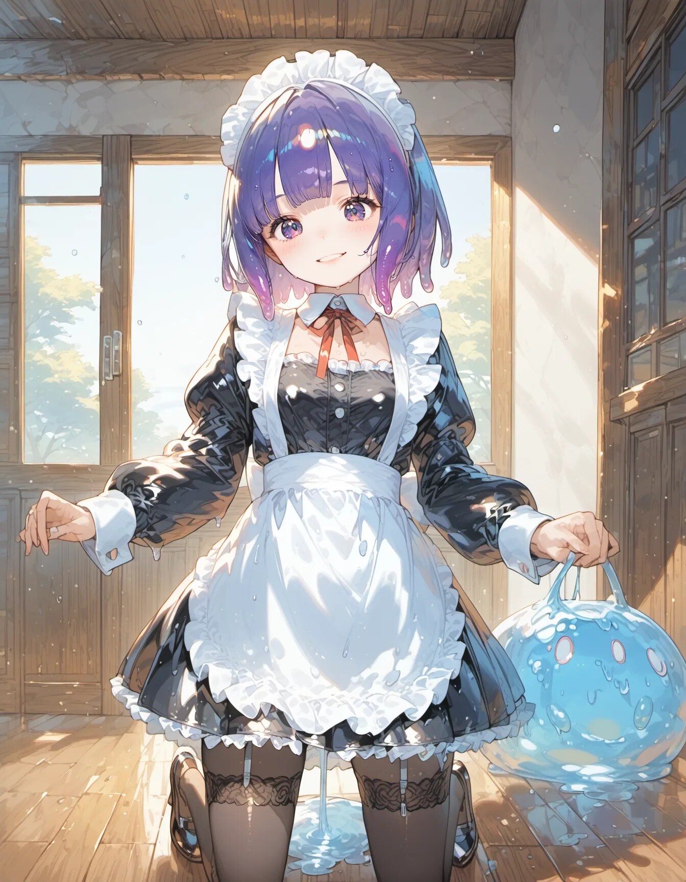 The Aqueous Maid's Chore | の人気AIイラスト・グラビア