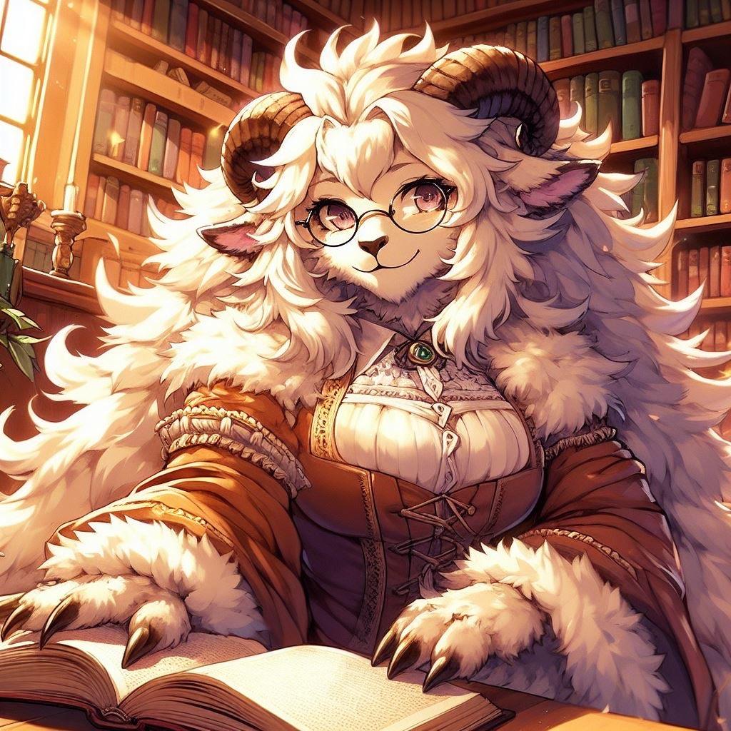 ケモ読書　羊、アライグマ、狼