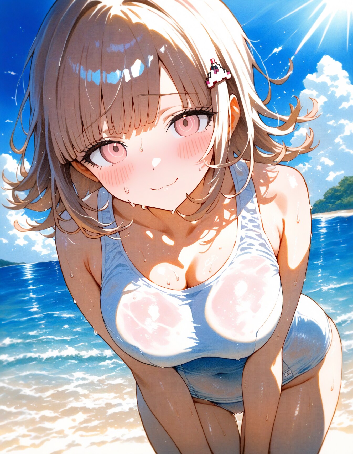 七海千秋 白スク