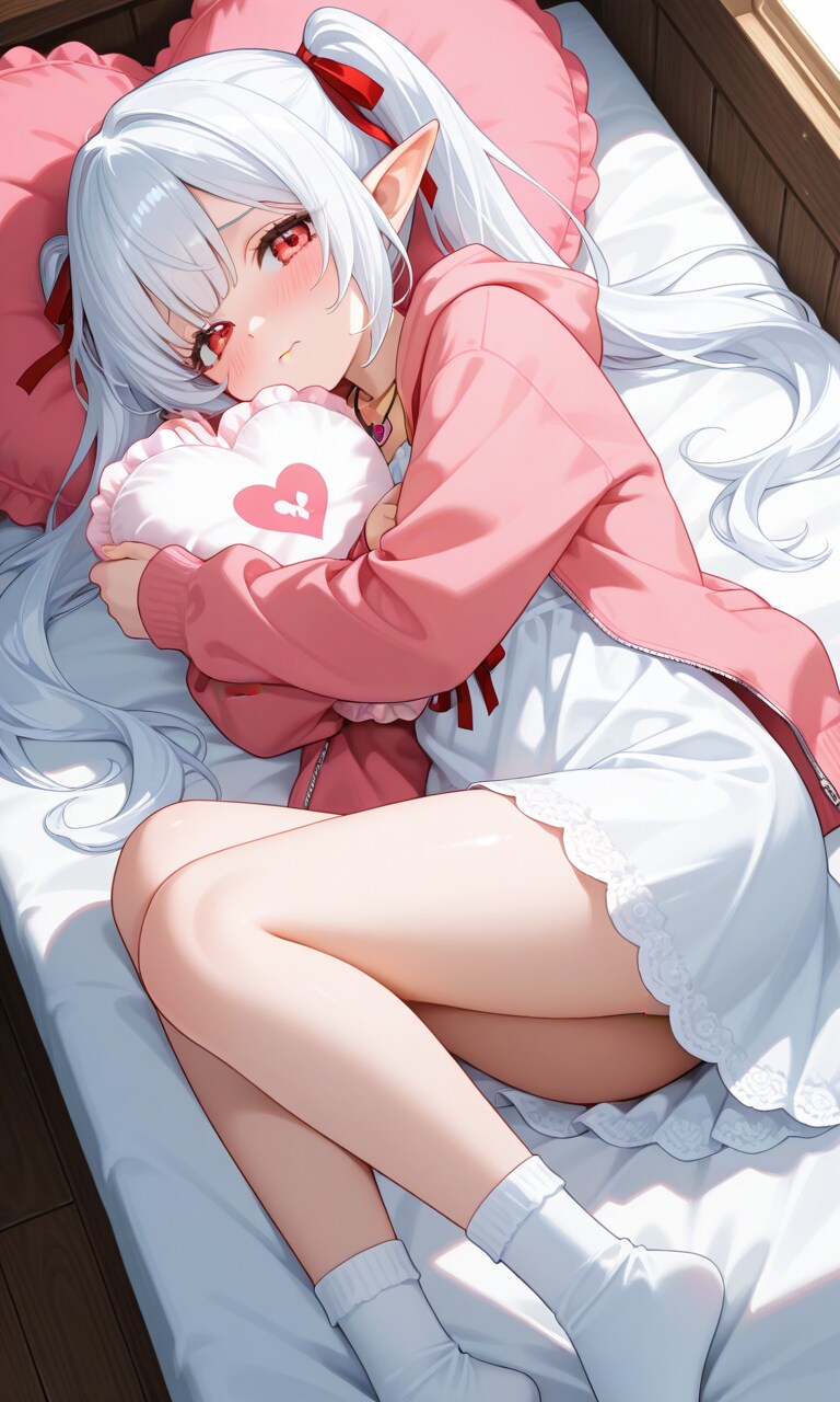 18、ハートを持つシロネさん | の人気AIイラスト・グラビア