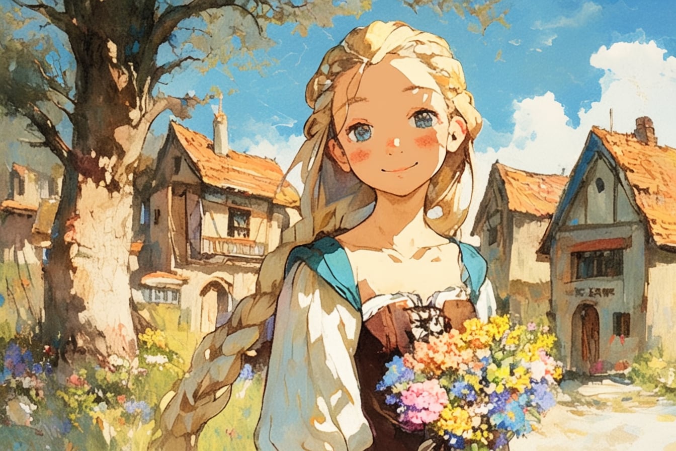 村娘63 | の人気AIイラスト・グラビア