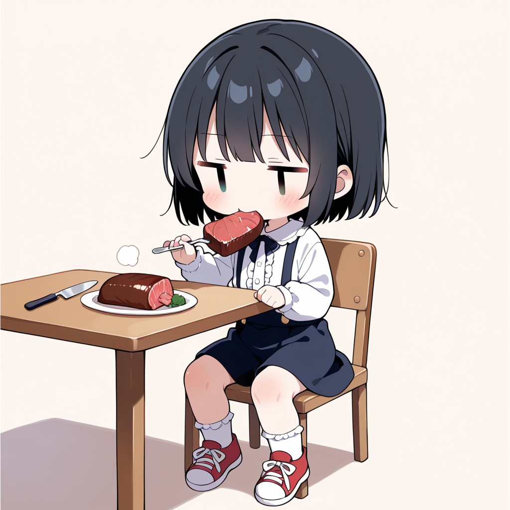 牛肉も食べます。