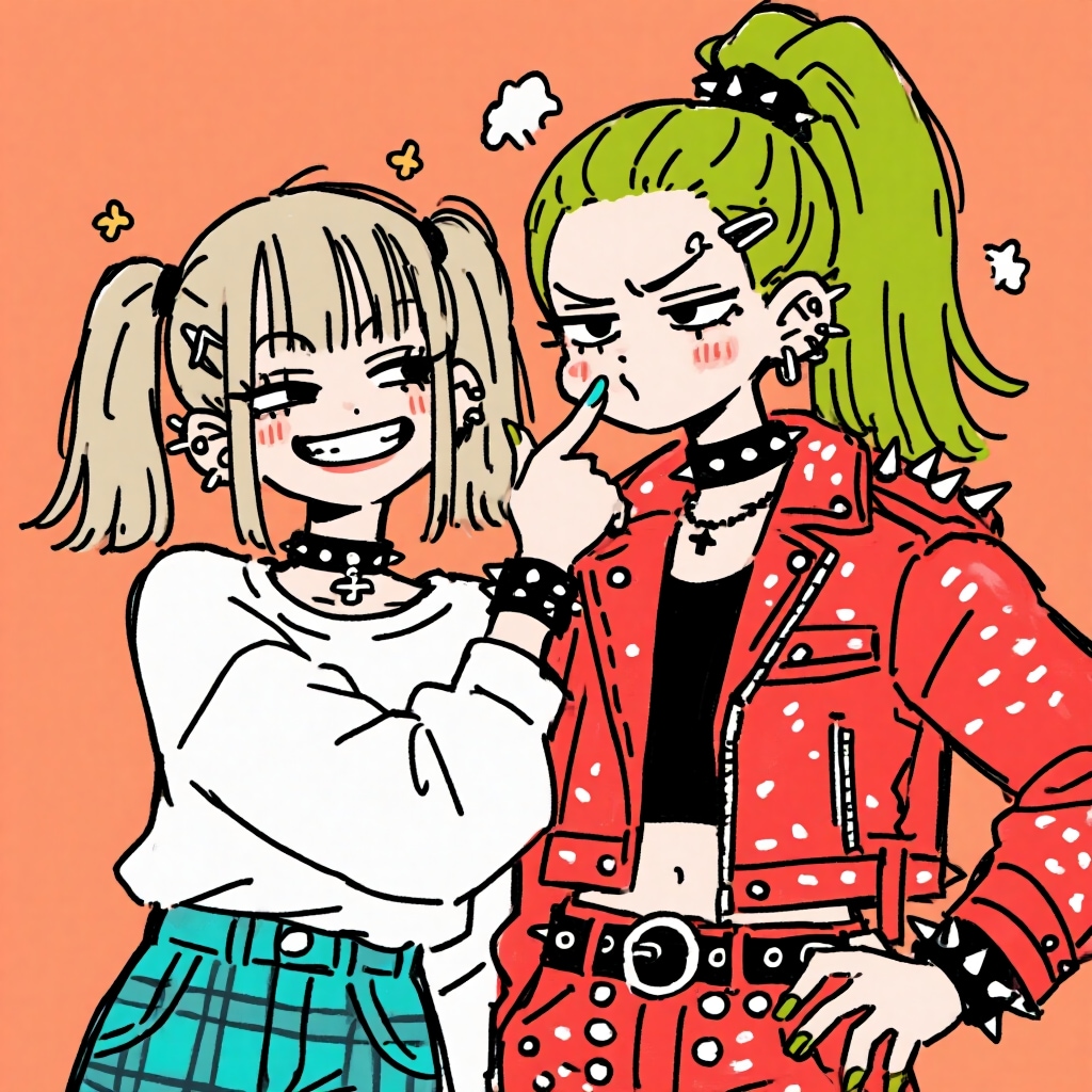 ぷにほっぺつんつん!