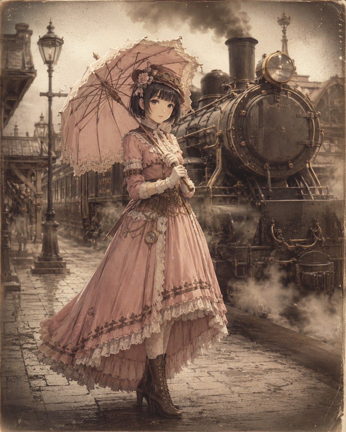 ロリータドレスの女の子
