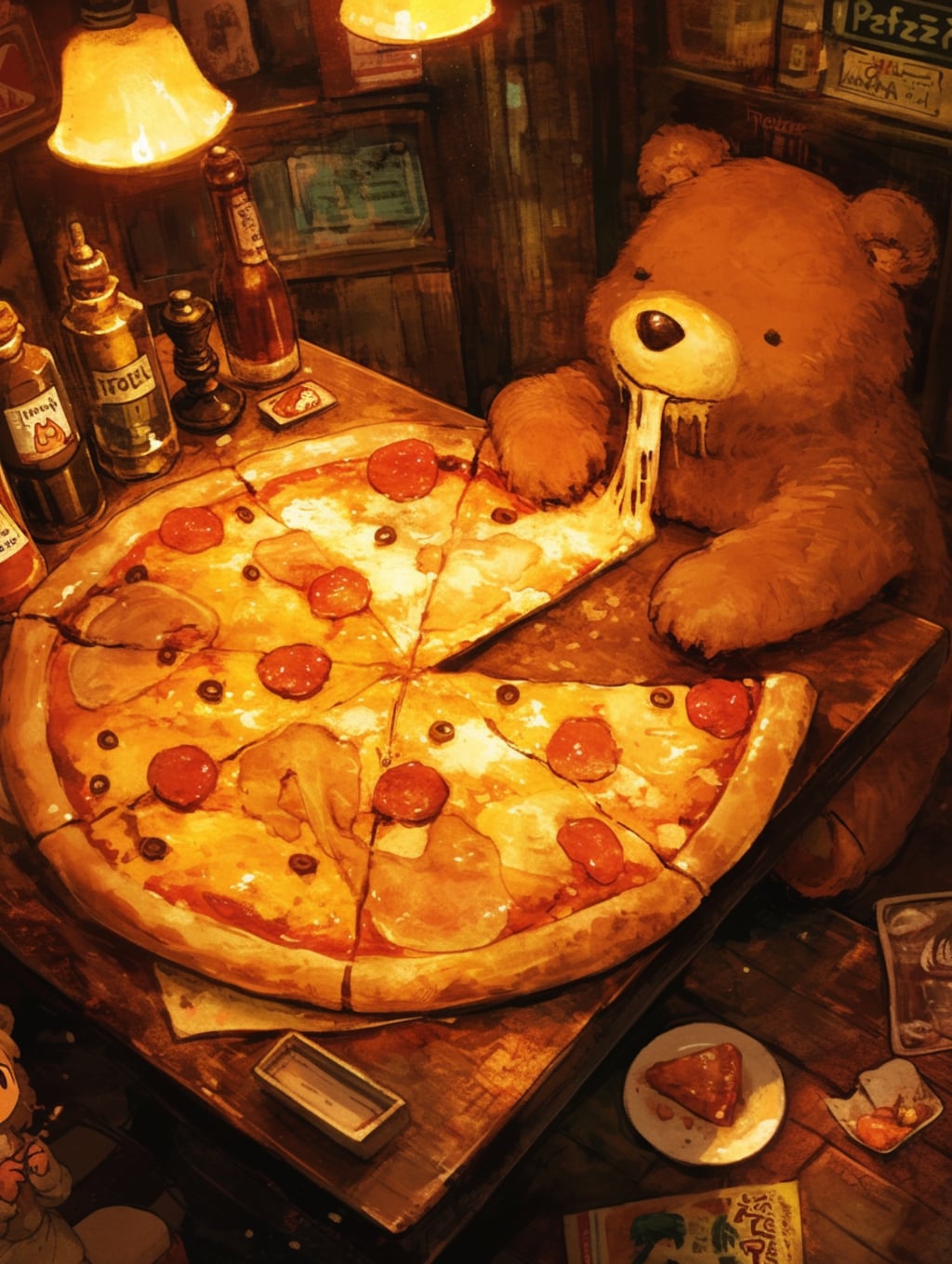 くま✖︎ピザ🍕🐾