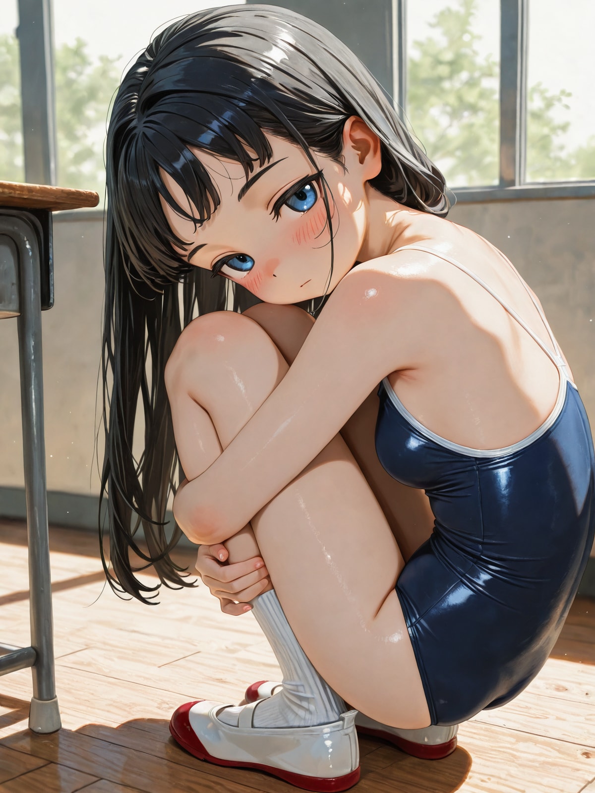 スク水着てみた