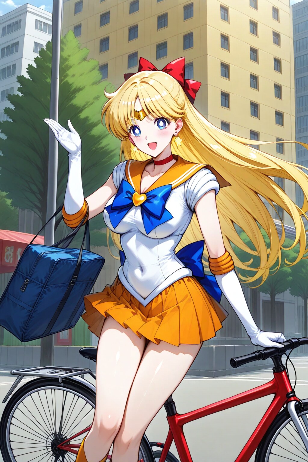 自転車に乗るセー〇ー戦士_AURA