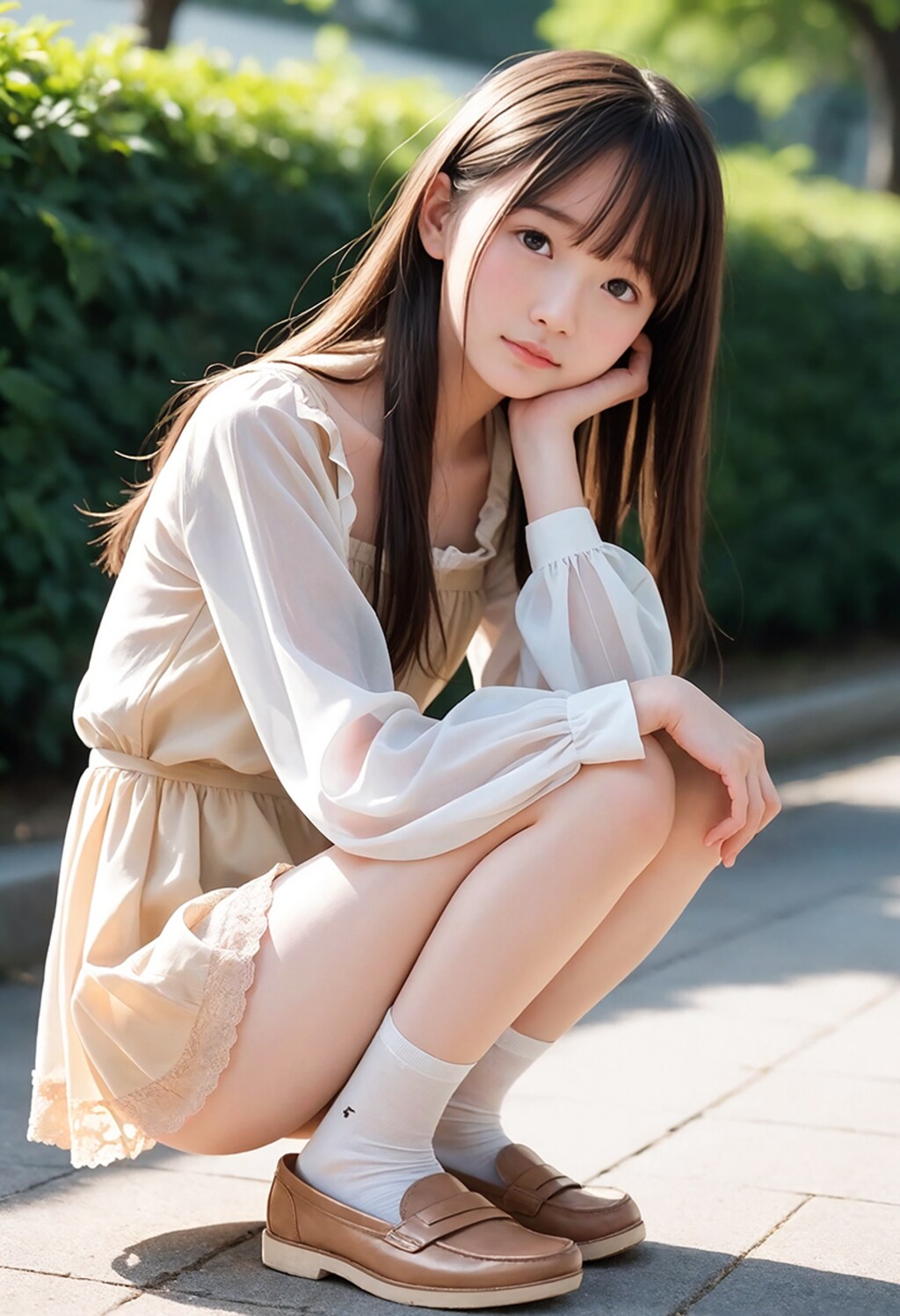 Innocent girl