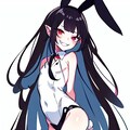 黒髪＋バニーガール 2枚目