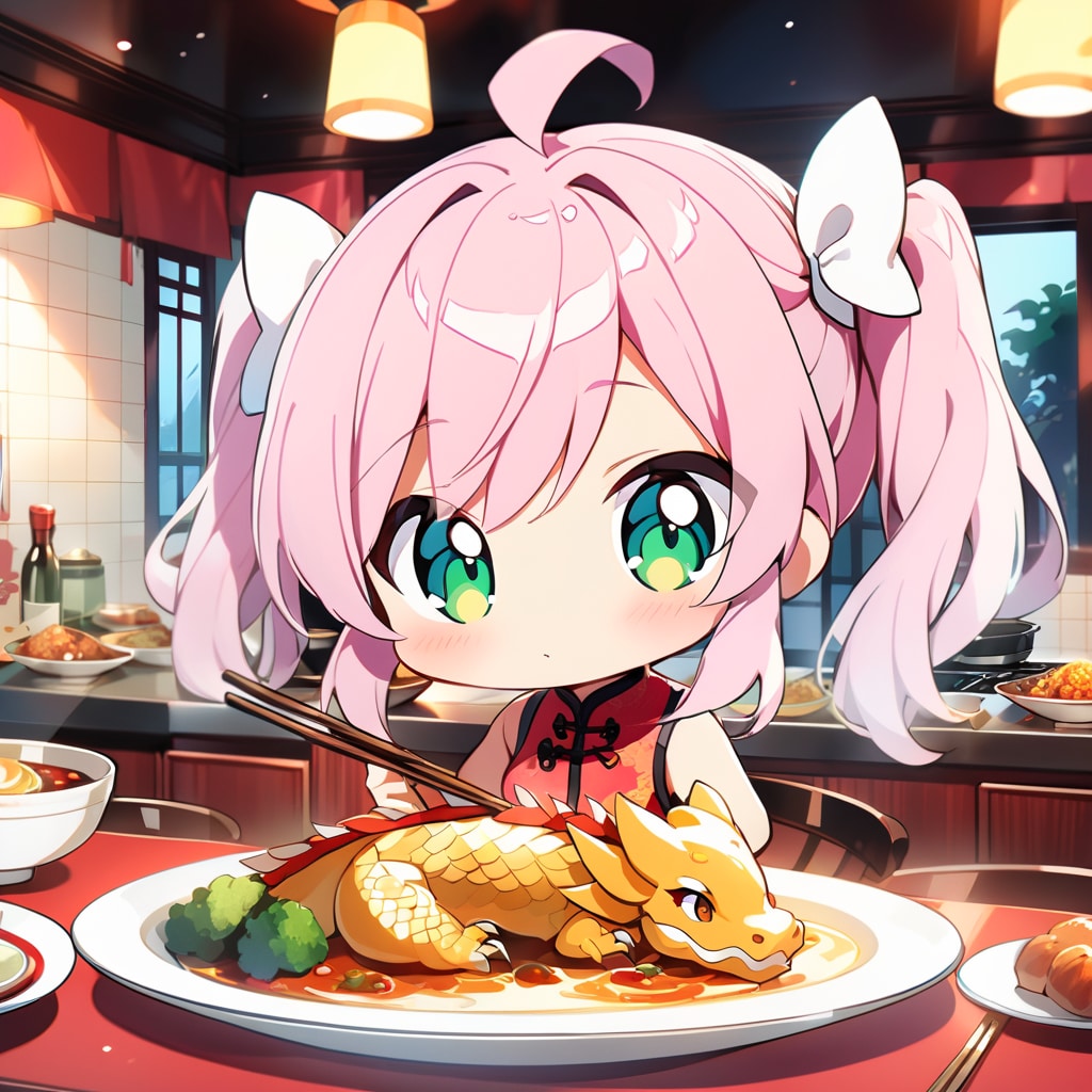 ごはんは竜に食べられてしまったのだ・・・