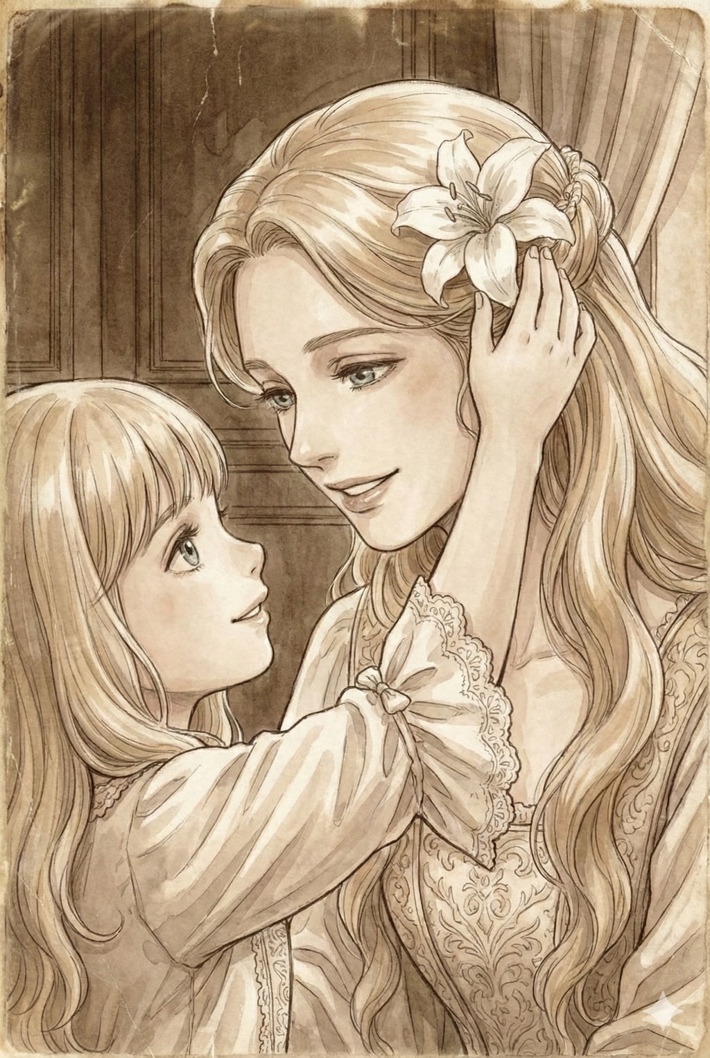 深く考えず〜のやつ。白百合の過去