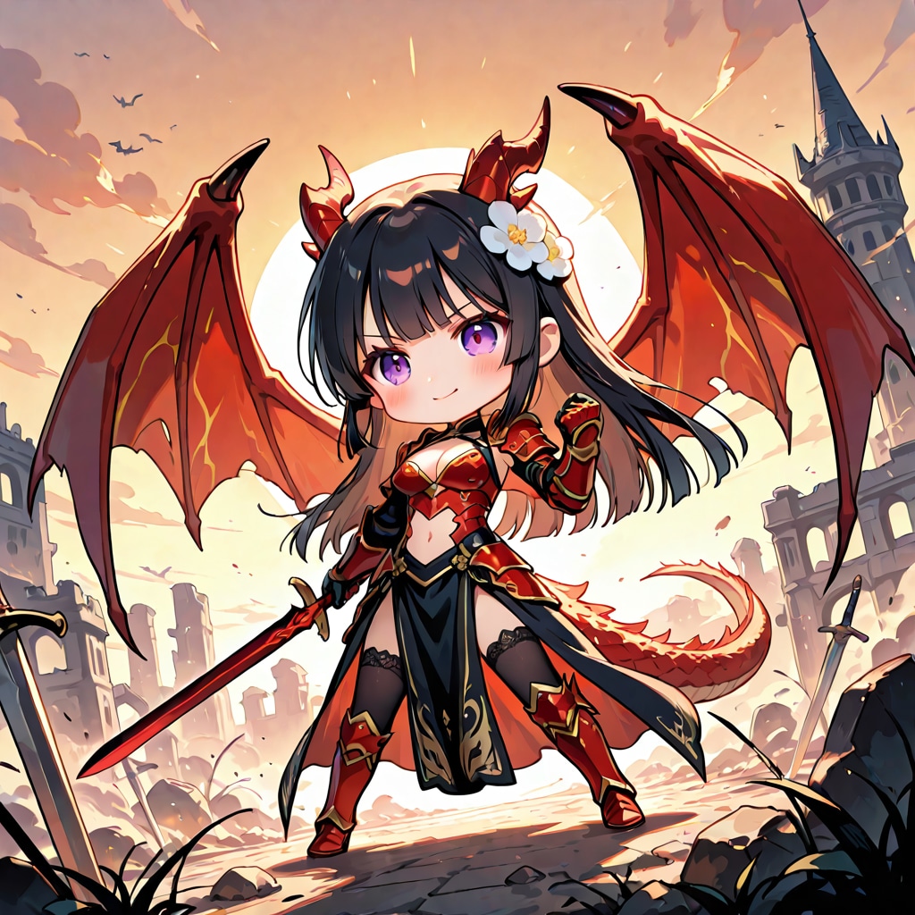 竜の姫様、出陣