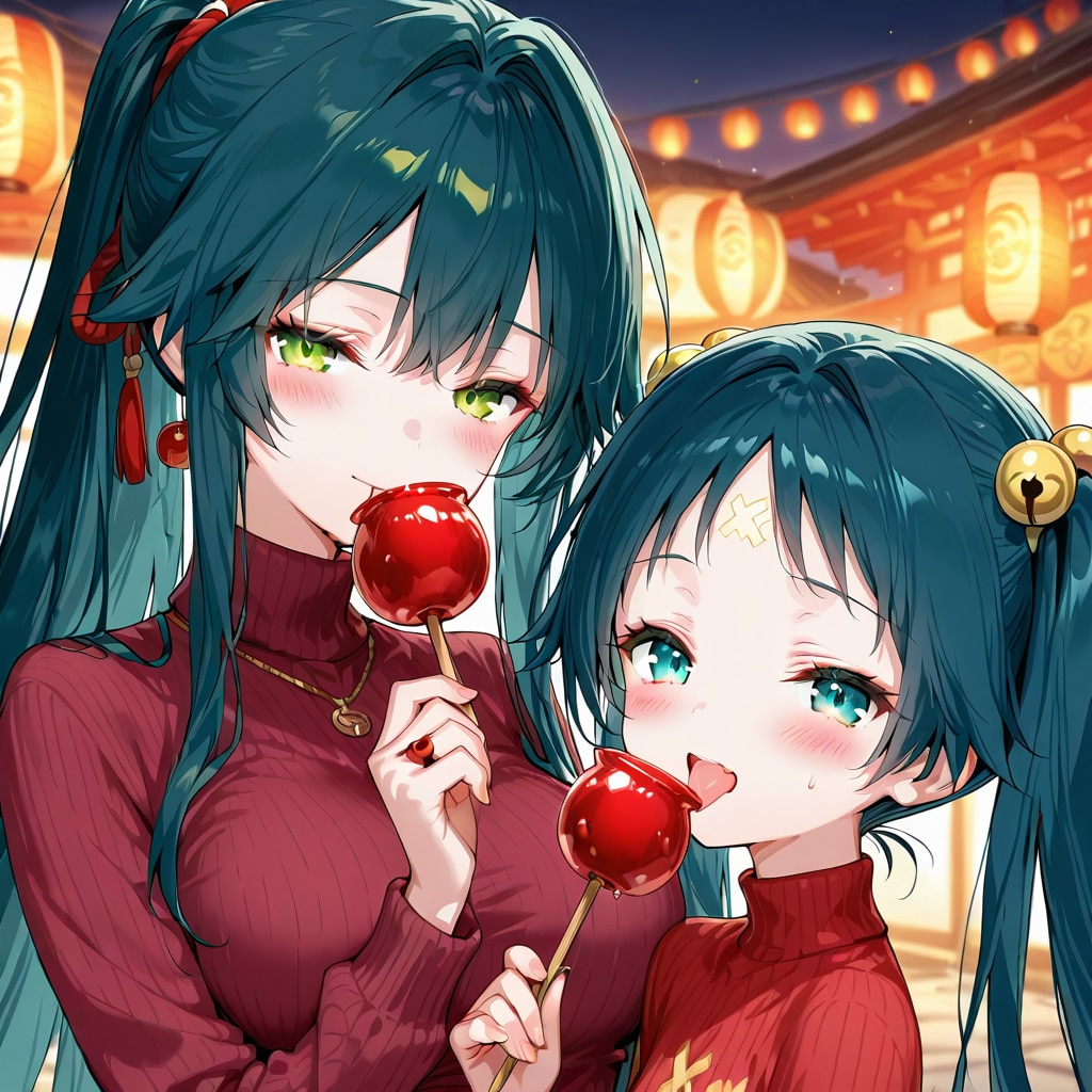 りんご飴🍎 | の人気AIイラスト・グラビア