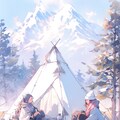 遊牧民のキャンプ🏕️ 5枚目