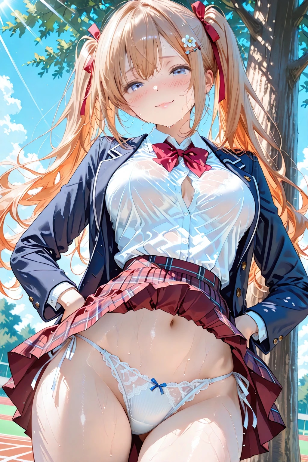 はい、残～念！スパッツ穿いてまーすｗｗ