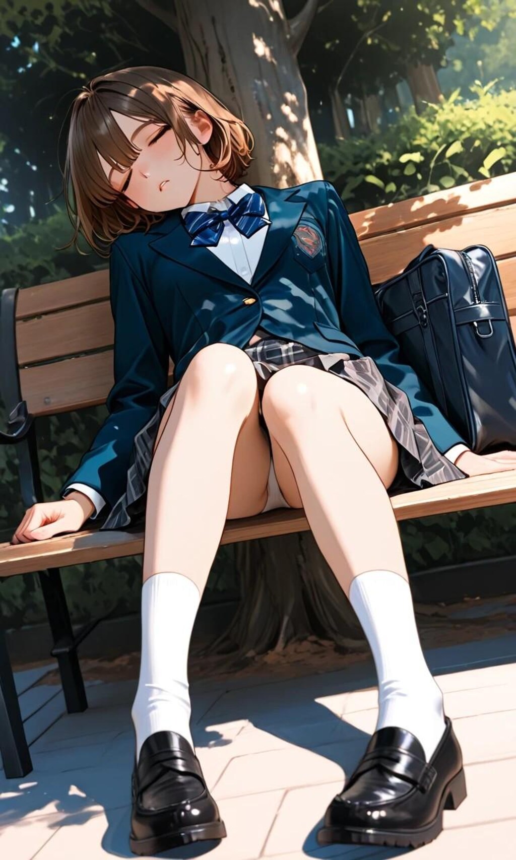 お姉さんパンツ見えてますよ