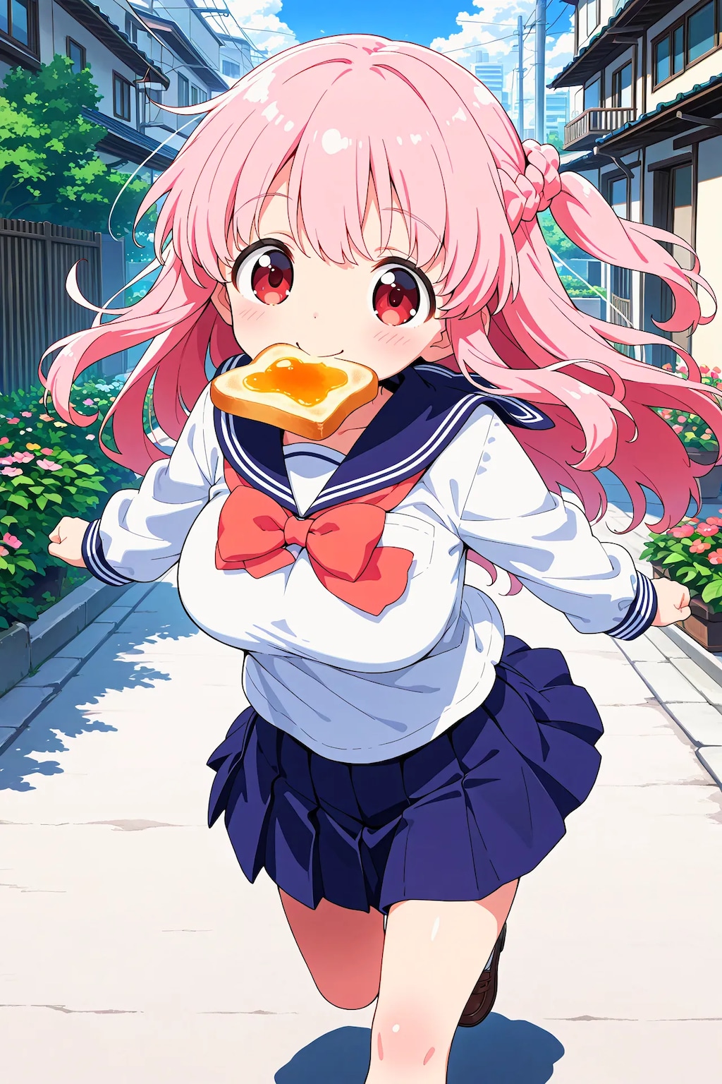 もぐもぐー！（おはよー！）