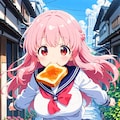 もぐもぐー！（おはよー！） 2枚目