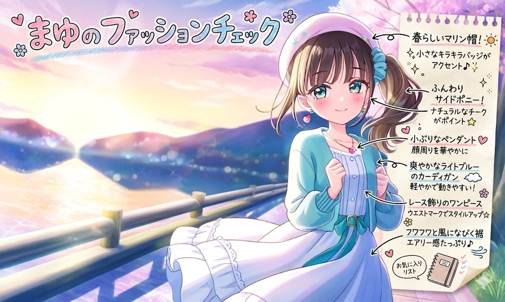 まゆのファッションチェック👗猫屋敷まゆ。