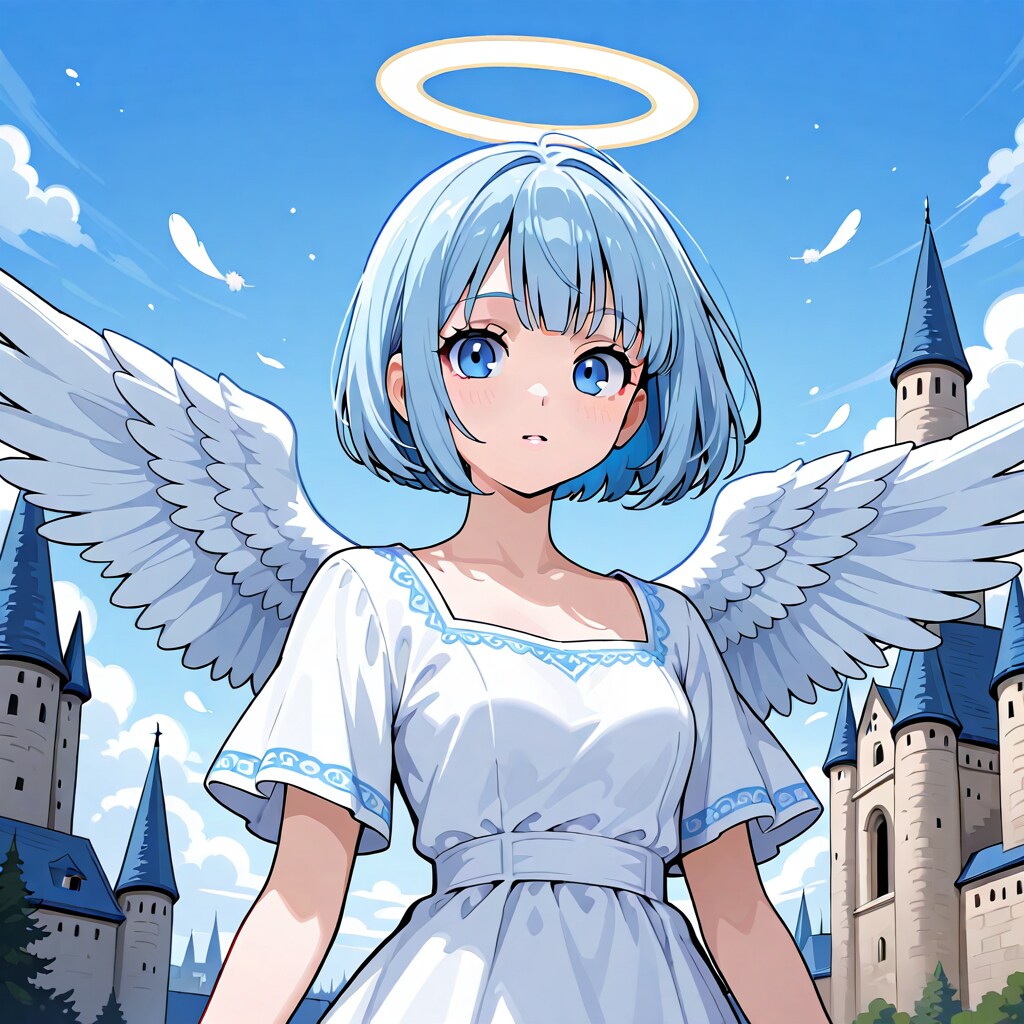 青髪天使