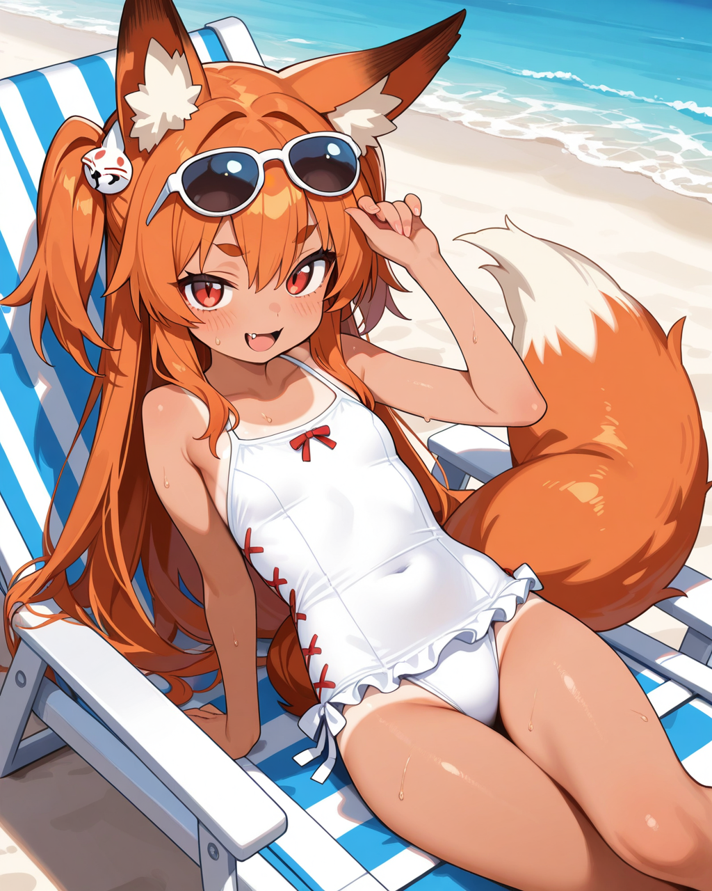 ぺたんこギツネ　【今日はいなりの日】