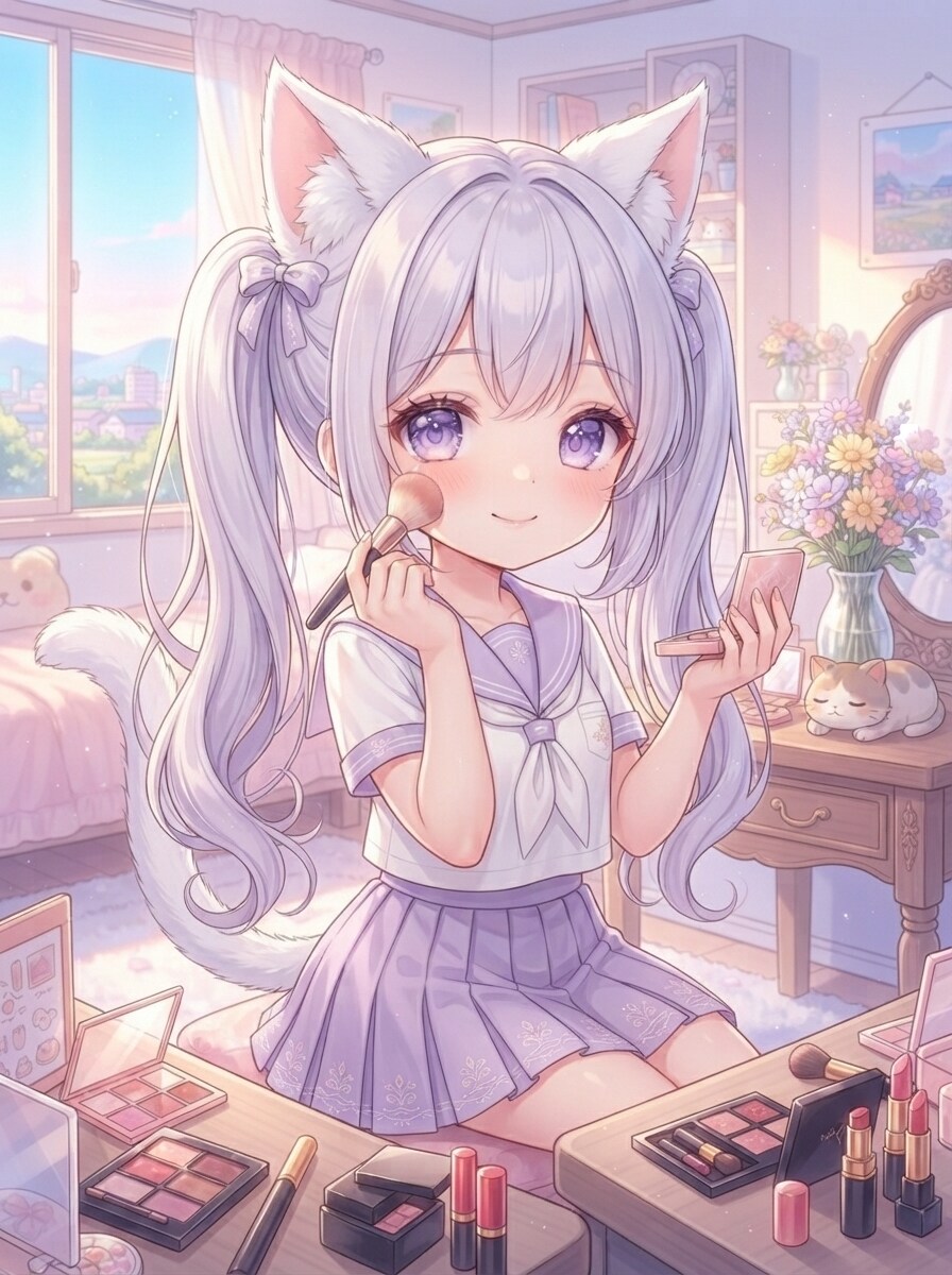 メイク | の人気AIイラスト・グラビア