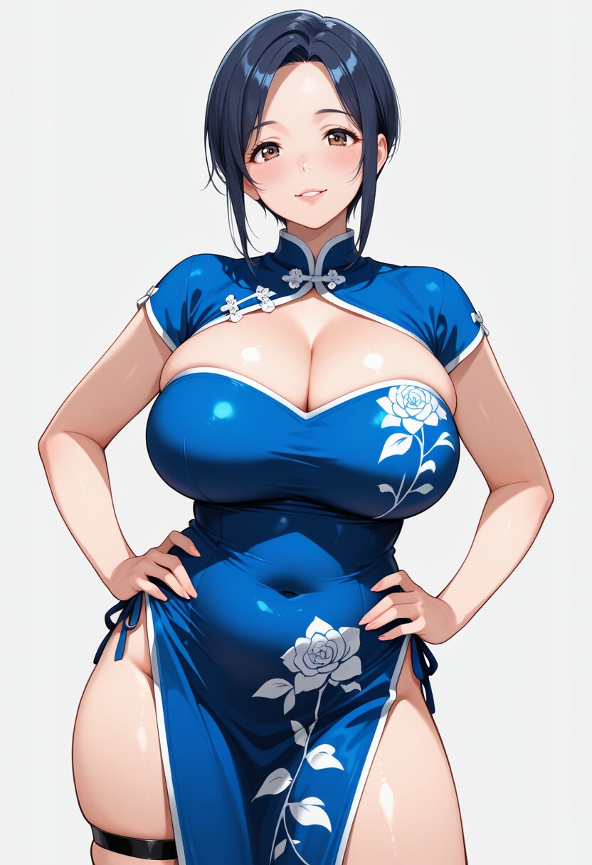 チャイナドレスの青葉綾乃