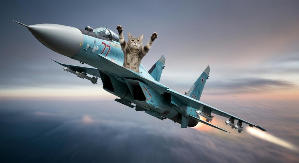 天駆ける翼たちとニェコノとSu-47