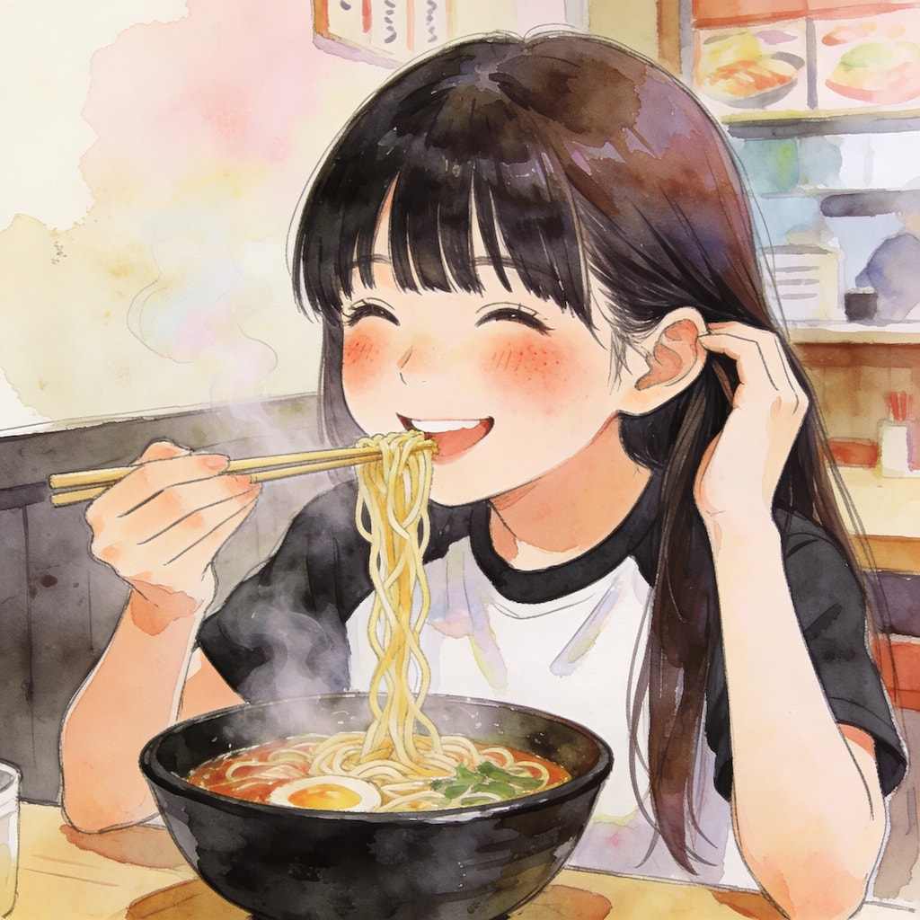 ラーメンを啜る僕の妹