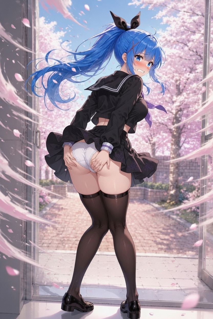 春一番で美波ちゃんパニック‼️