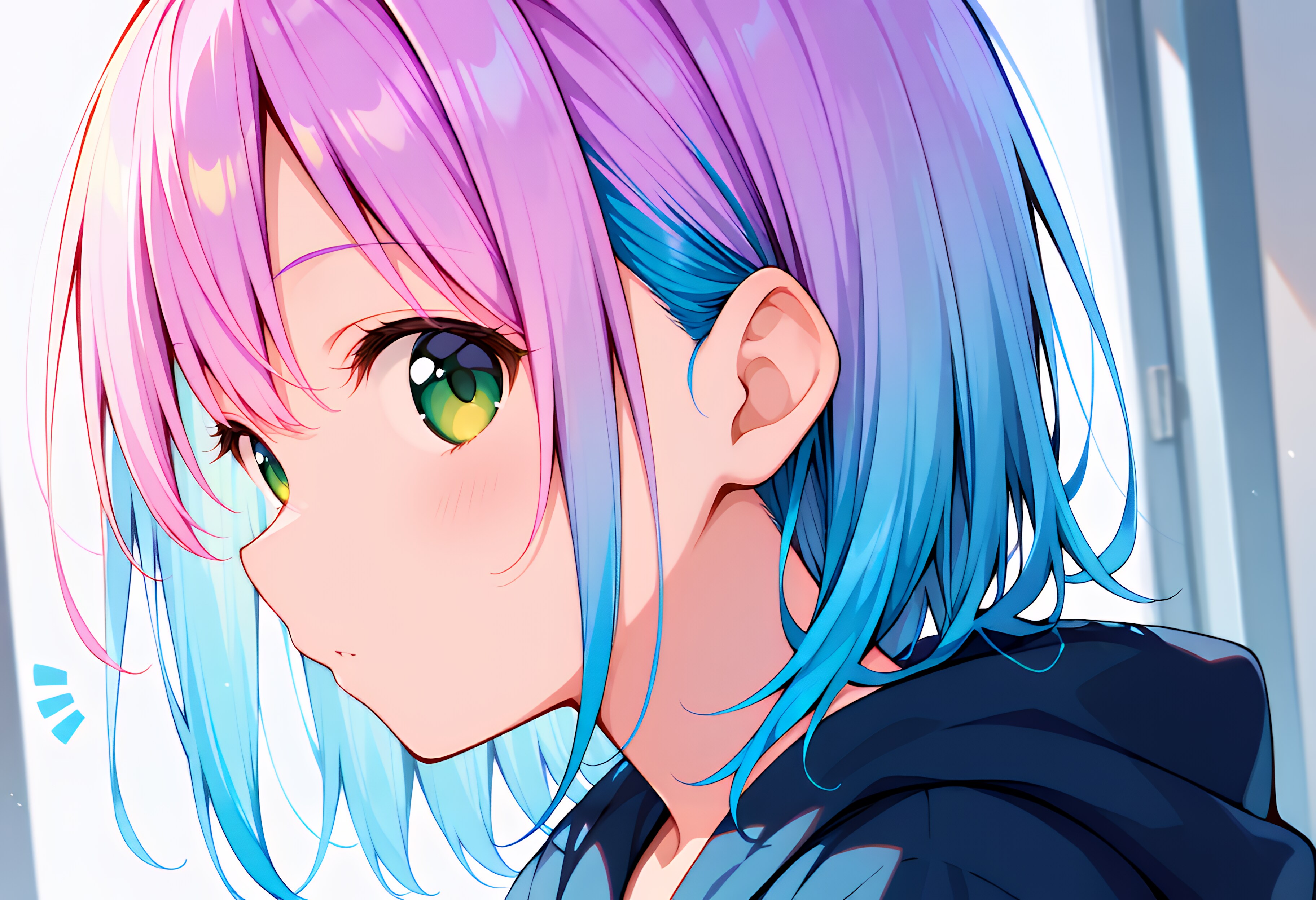 横顔