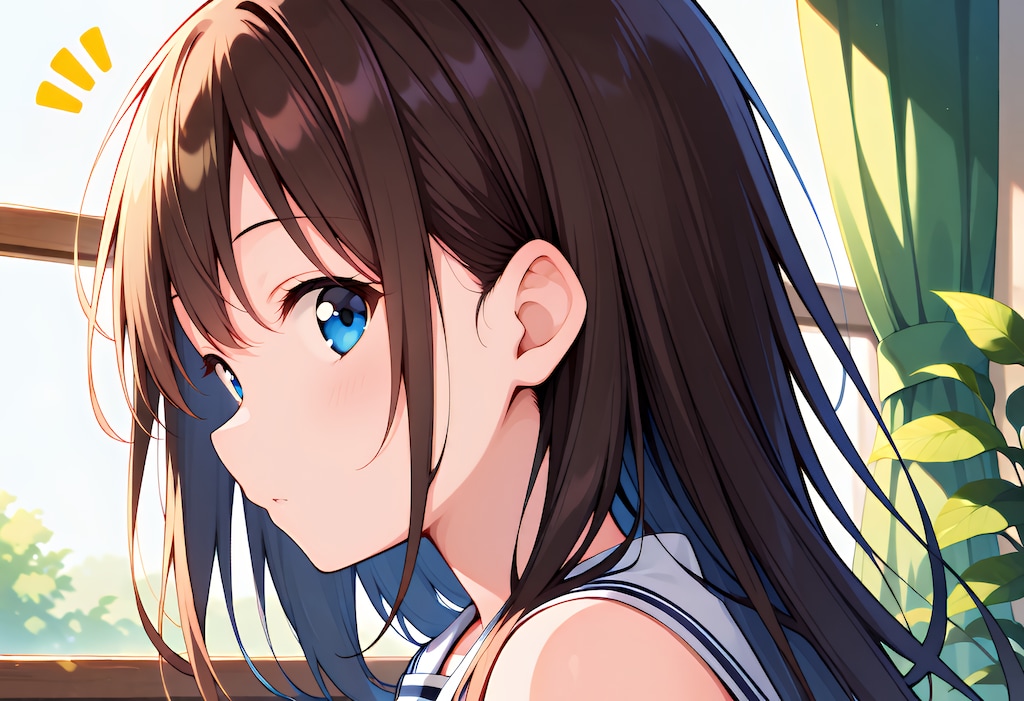 横顔