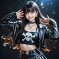ドクロコーデのアイドル 2枚目