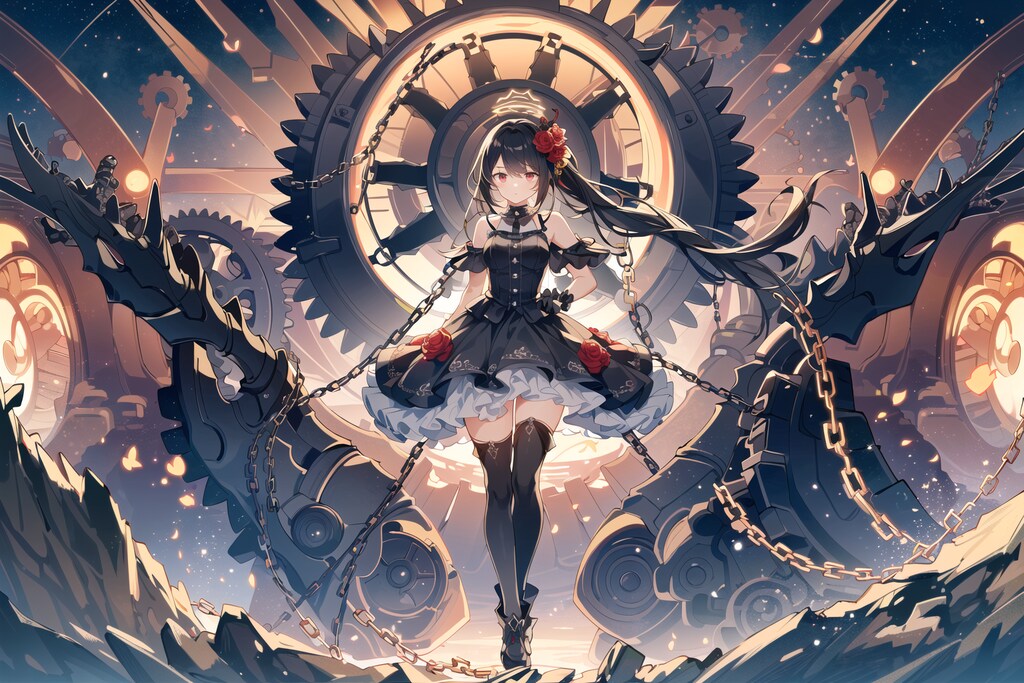 #12 歯車とマシン 背景コレクション50チャレンジ