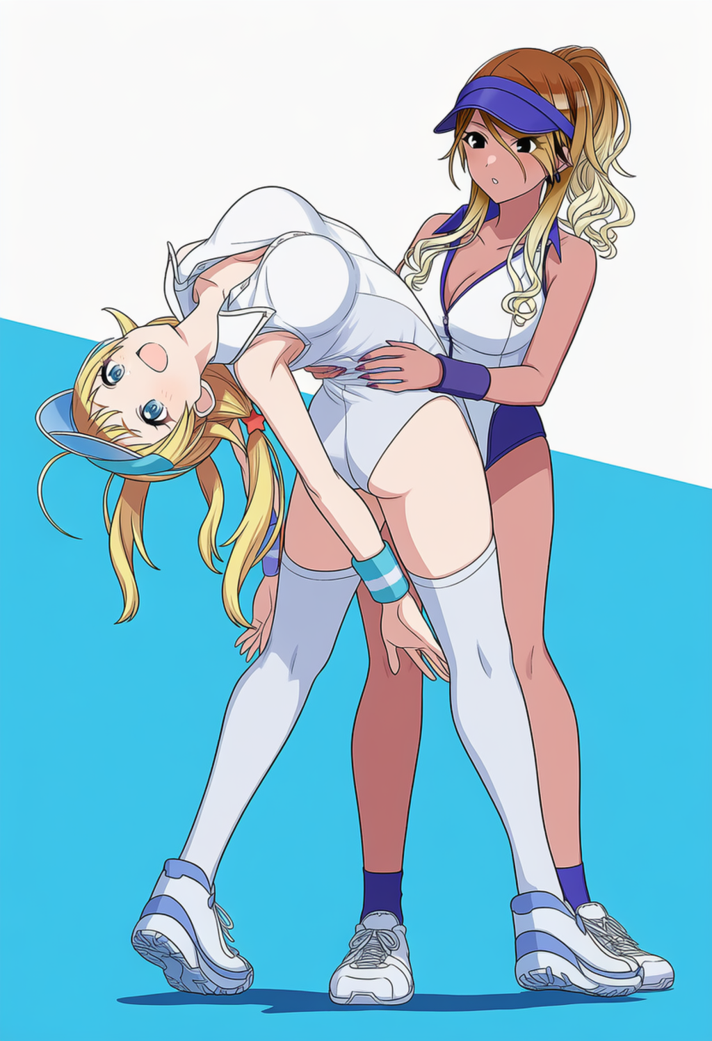 レオタード　後ろ反り59