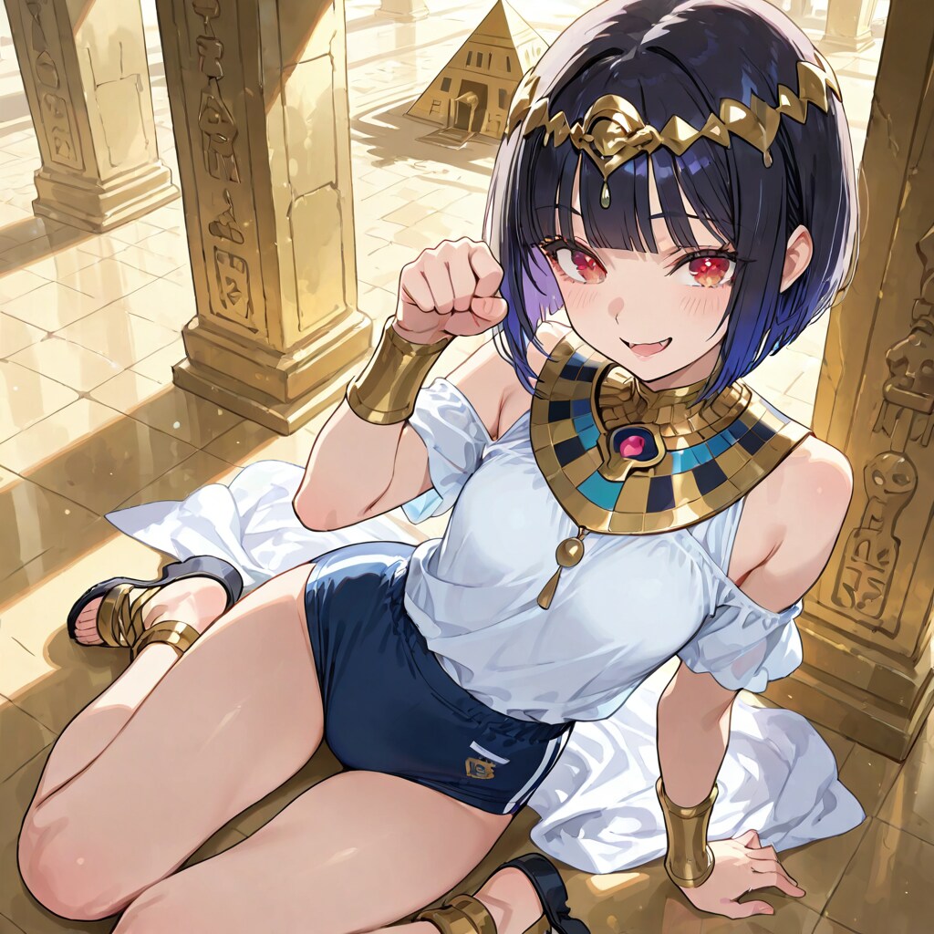 エジプト風ブルマ娘 ~ 黒髪ボブのブルマ娘１０１ ~