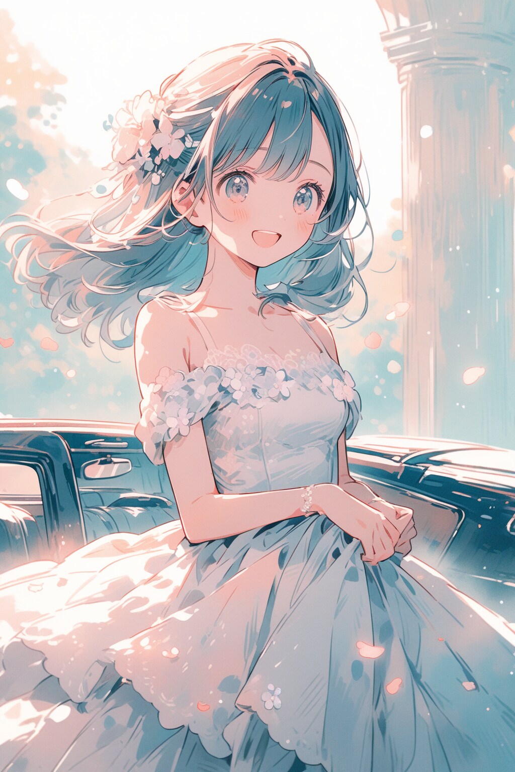 ウェディングドレス姿のお嬢（１２）