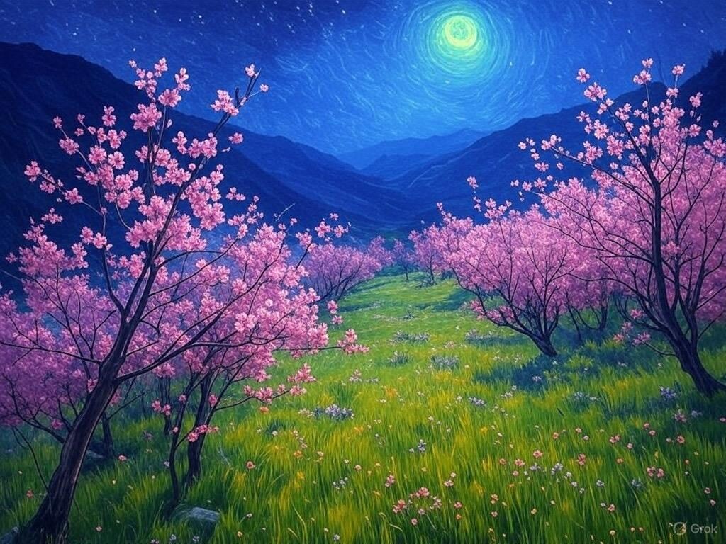 夜桜