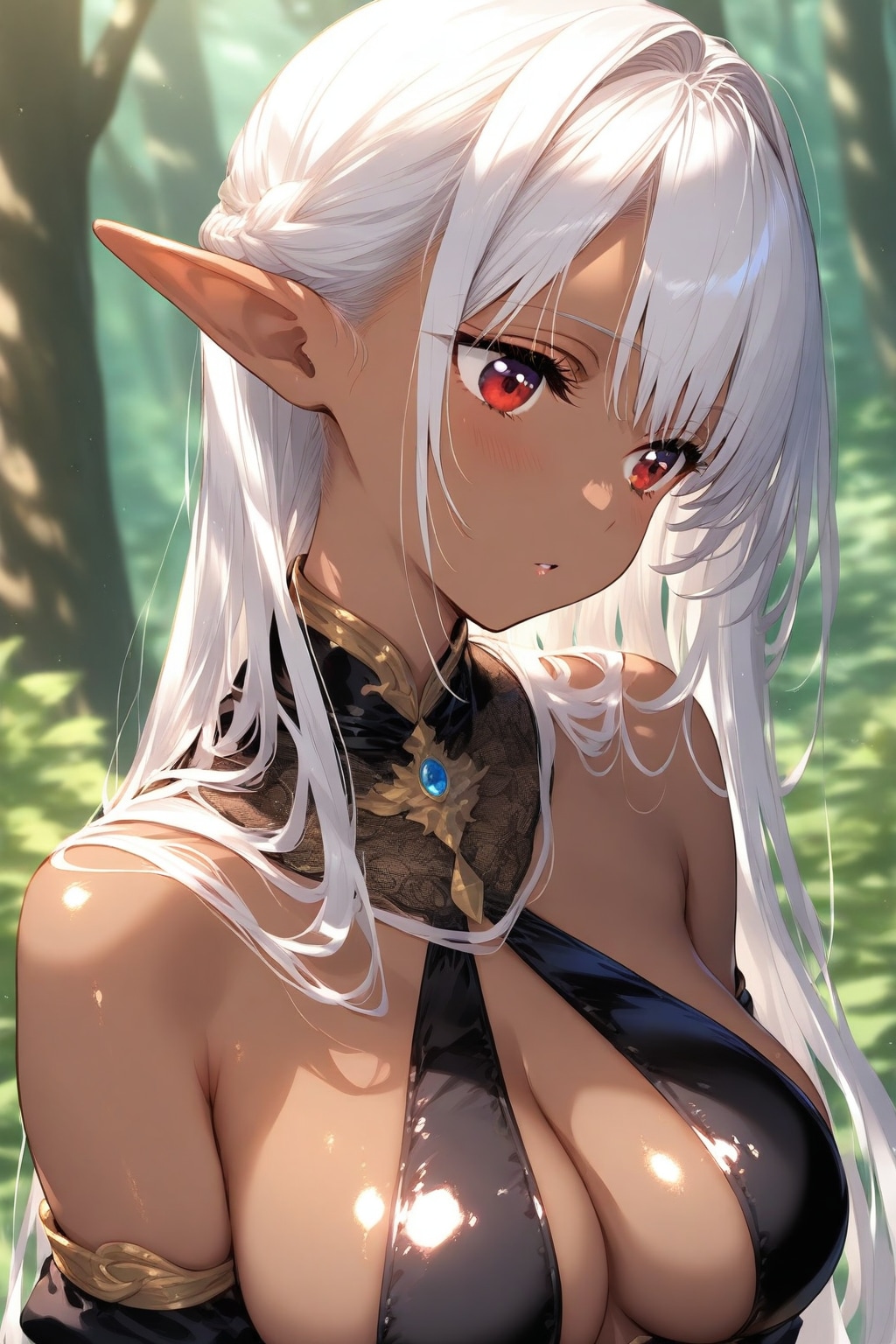 美少女ダークエルフ