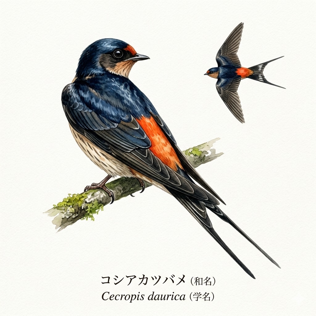 鳥(水彩画)(Gemini)(128) | の人気AIイラスト・グラビア