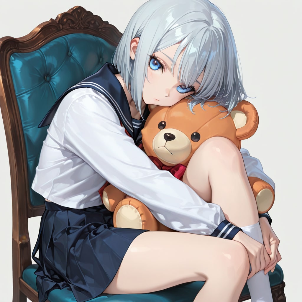 ぬいにギュっ