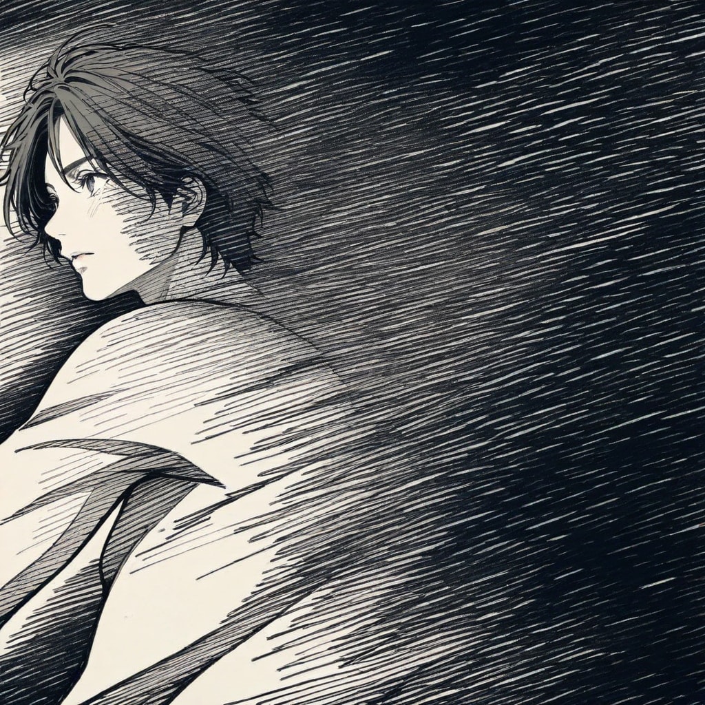 木炭画　－プロンプトお借りしましたー