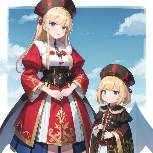 クロイ？を着た姉妹