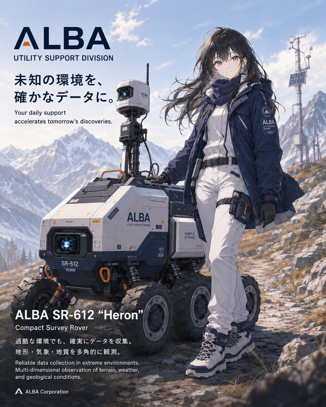 ALBA #01 Heron | の人気AIイラスト・グラビア