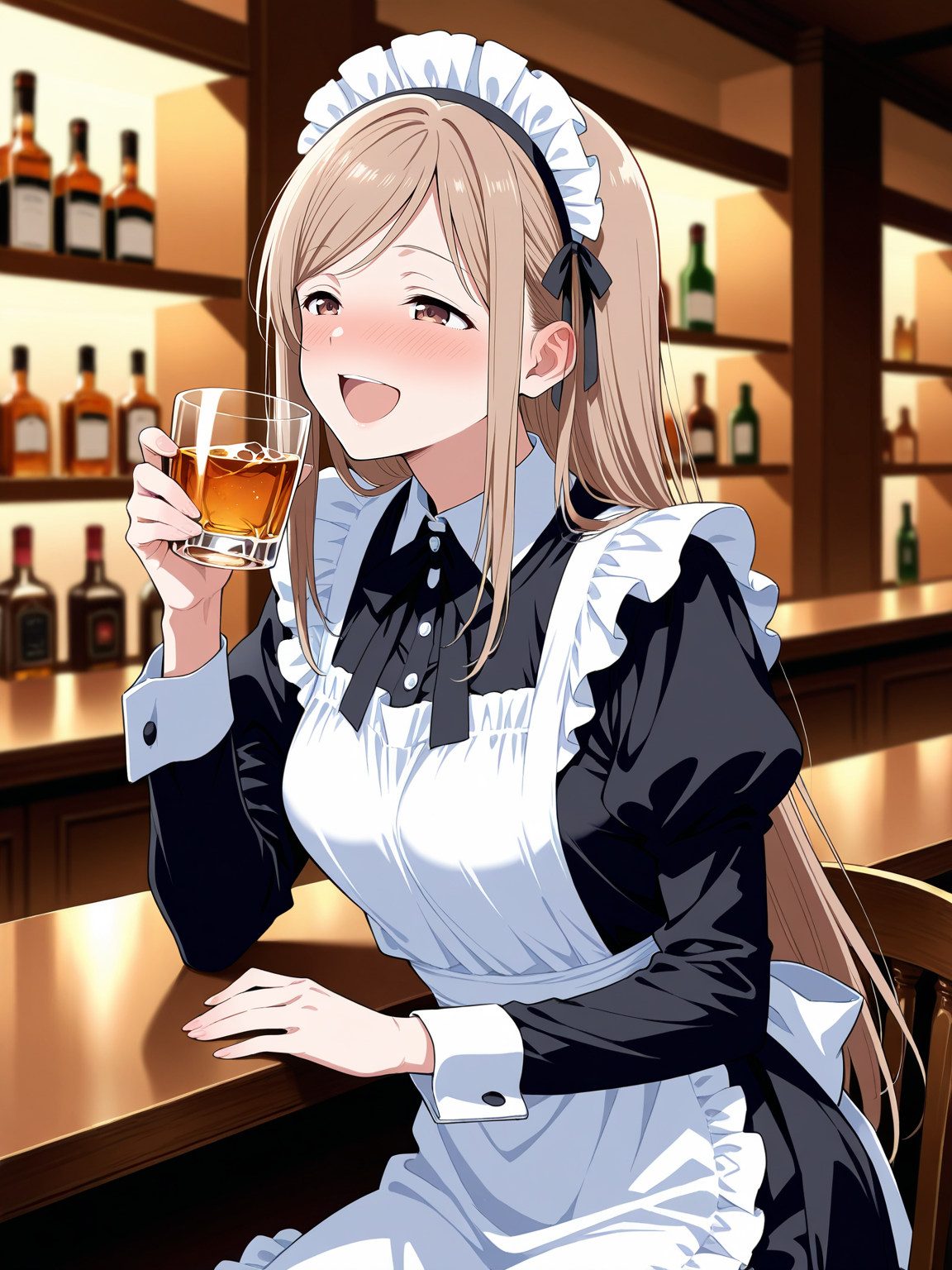 バー（で飲んだくれる）メイド