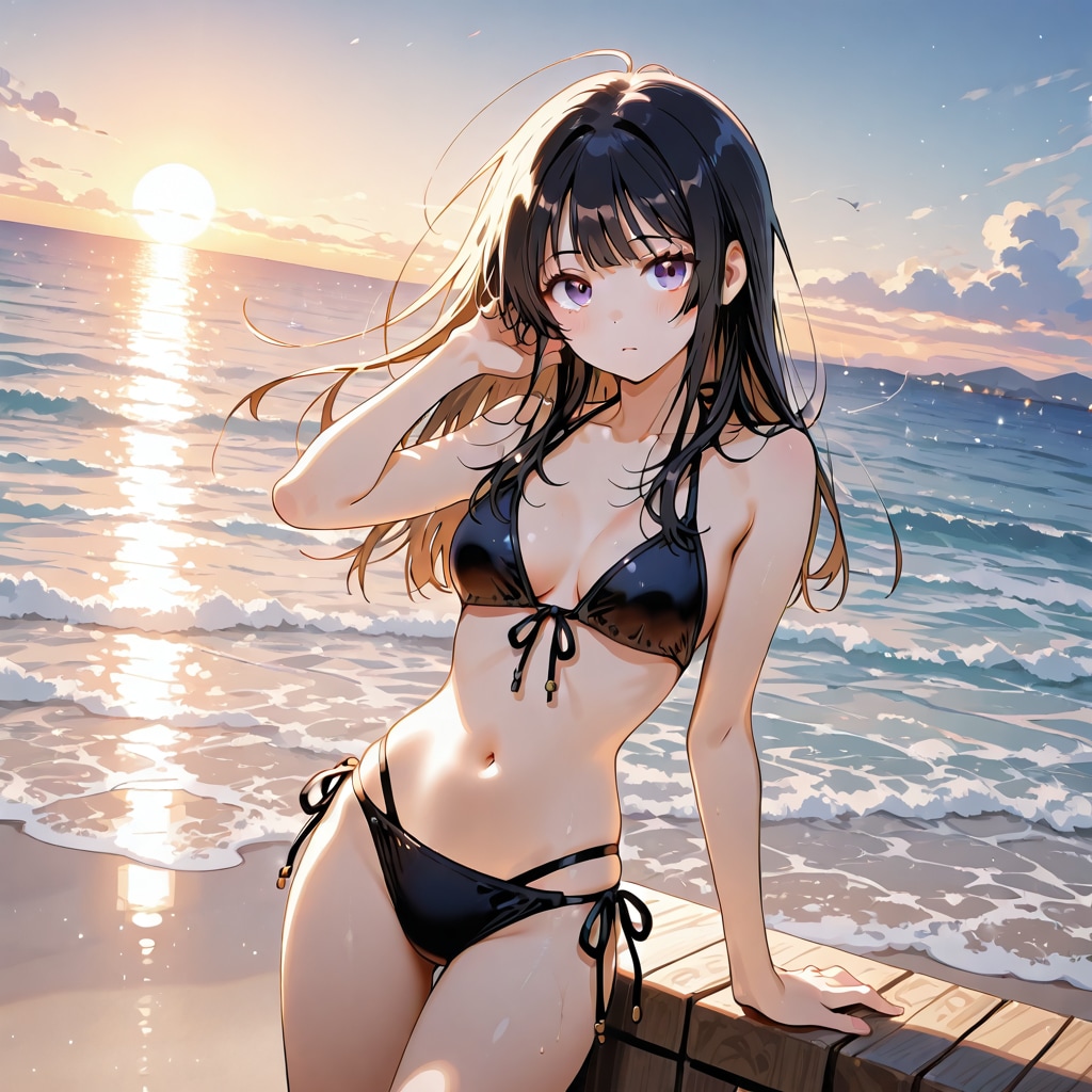 夕日が綺麗