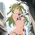 牛柄ビキニとスク水バニー 4枚目